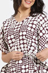 Zivame 2 Mile Fashion Knit Cotton Pyjama Set - Rum Raisin — thumbnail 7